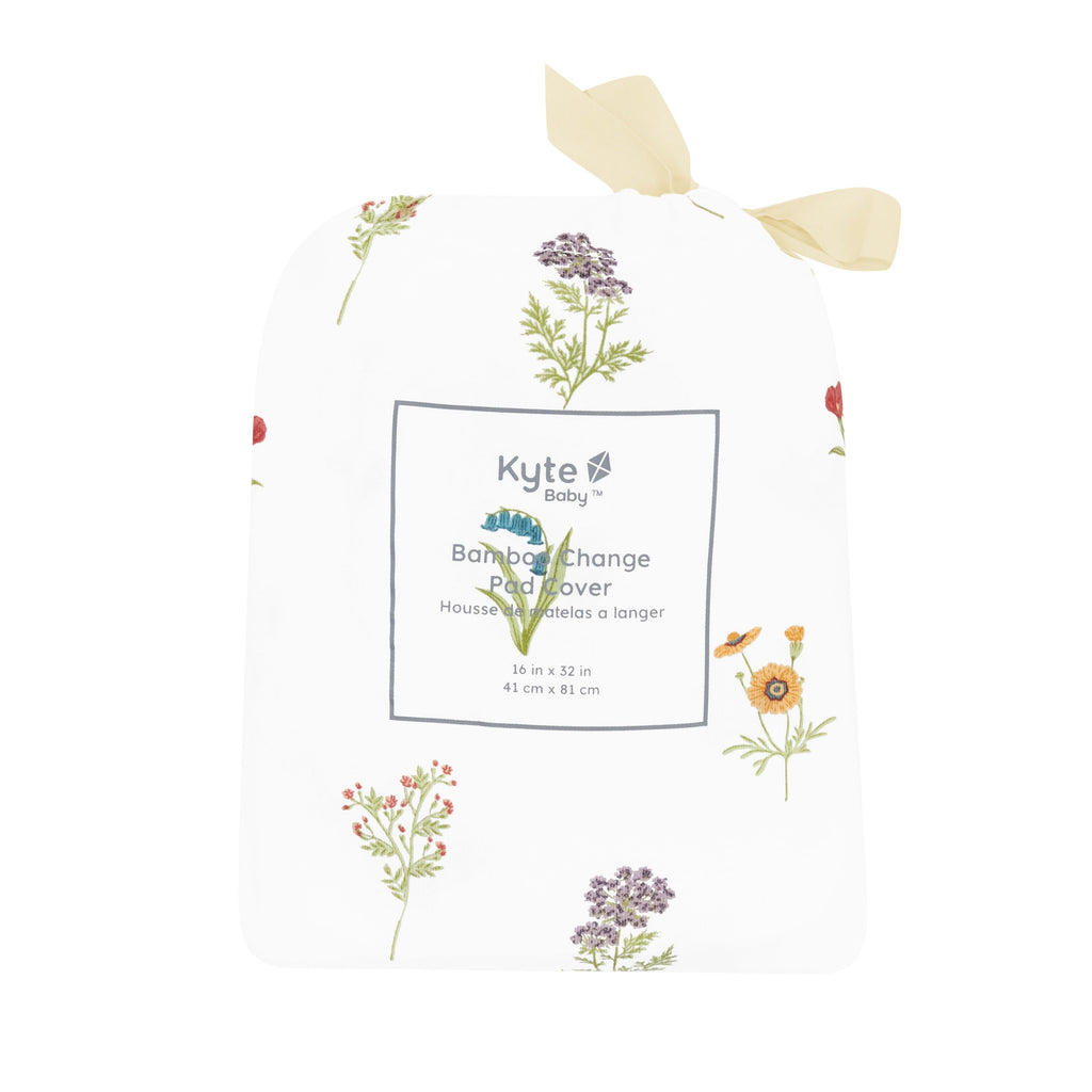 Change Pad Cover in Wildflower