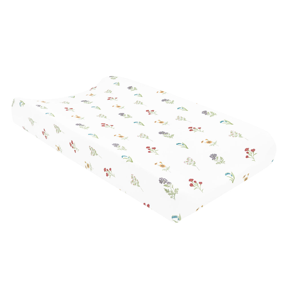 Change Pad Cover in Wildflower