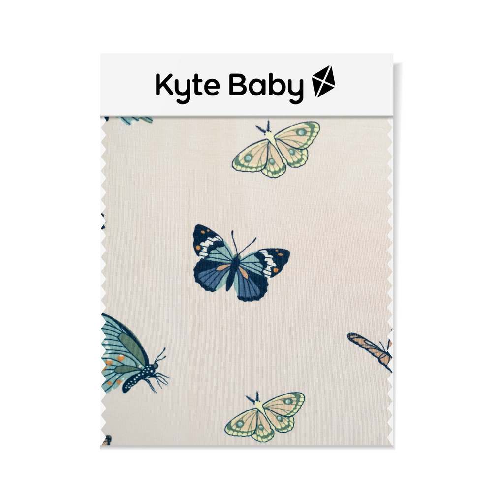 Change Pad Cover in Blush Butterfly