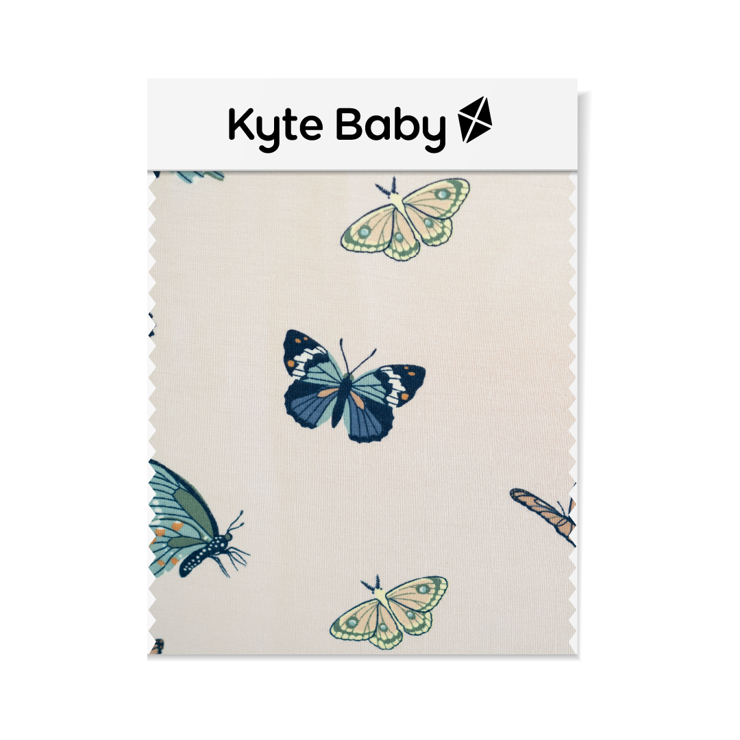 Change Pad Cover in Blush Butterfly