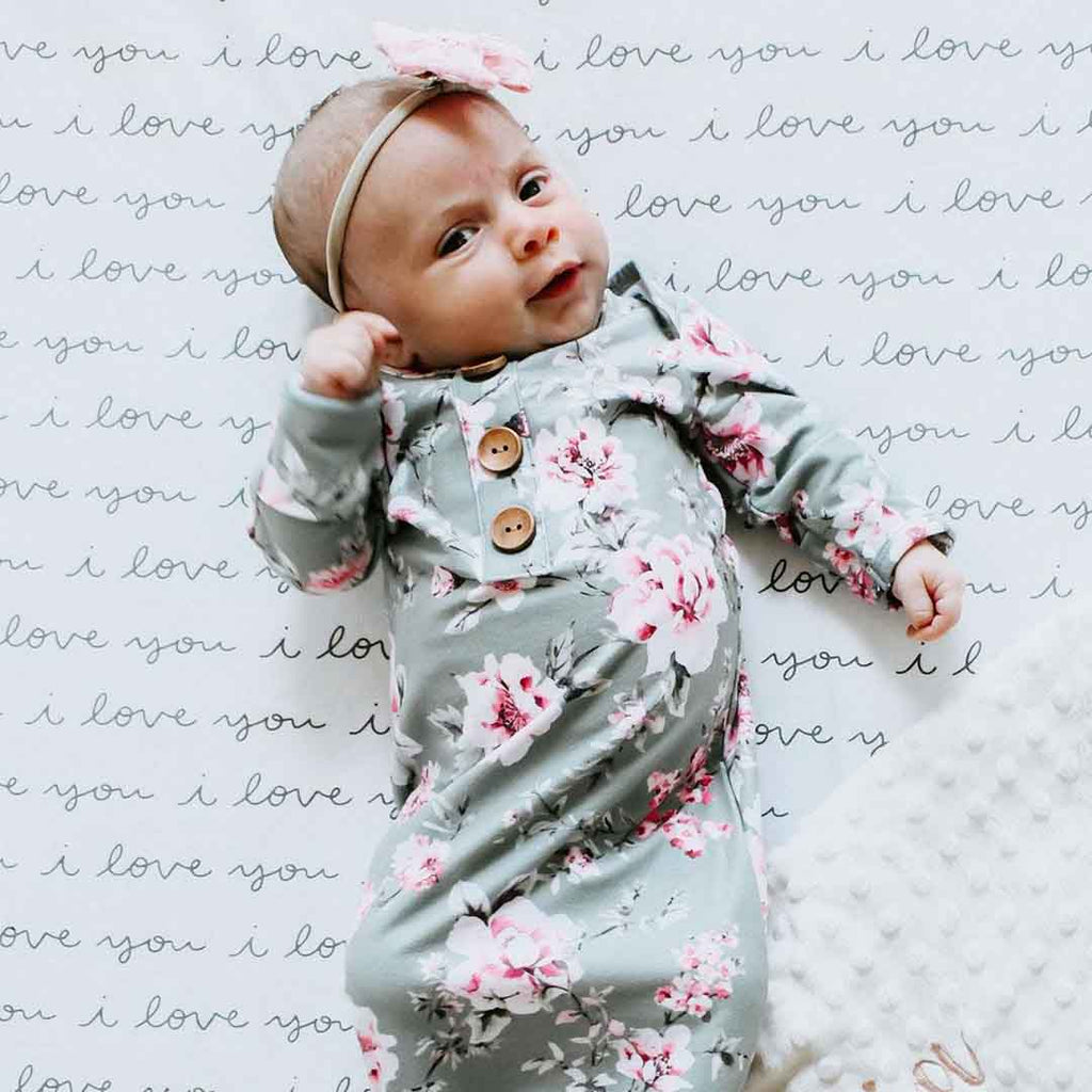 Printed Knot Gowns for Girls | Best Sellers